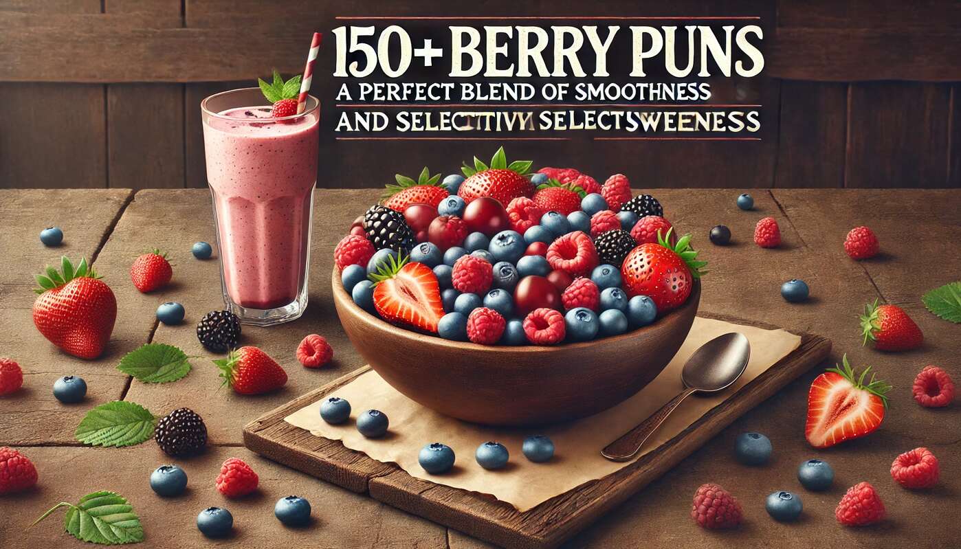 150+ Berry Puns: A Perfect Blend of Smoothness and Sweetness