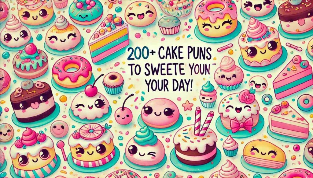 200+ Cake Puns to Sweeten Your Day