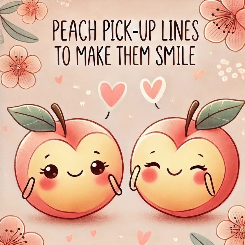  Peach Pick-Up Lines