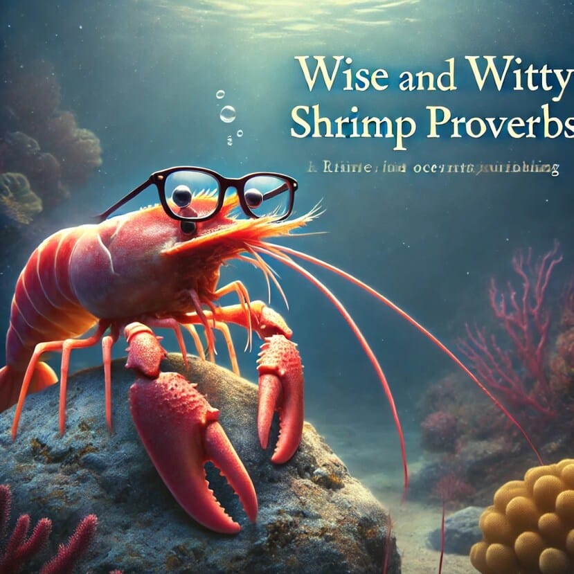 Witty Shrimp Proverbs