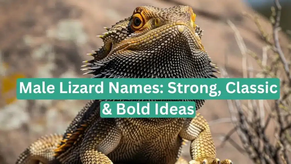 Male Lizard Names: Strong, Classic & Bold Ideas